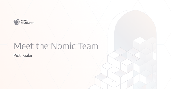 Meet the Nomic team - Piotr Galar, Software Engineer on Hardhat